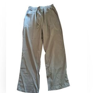 Gray Drawstring‎ Elastic Waist Pants Women’s Size Medium